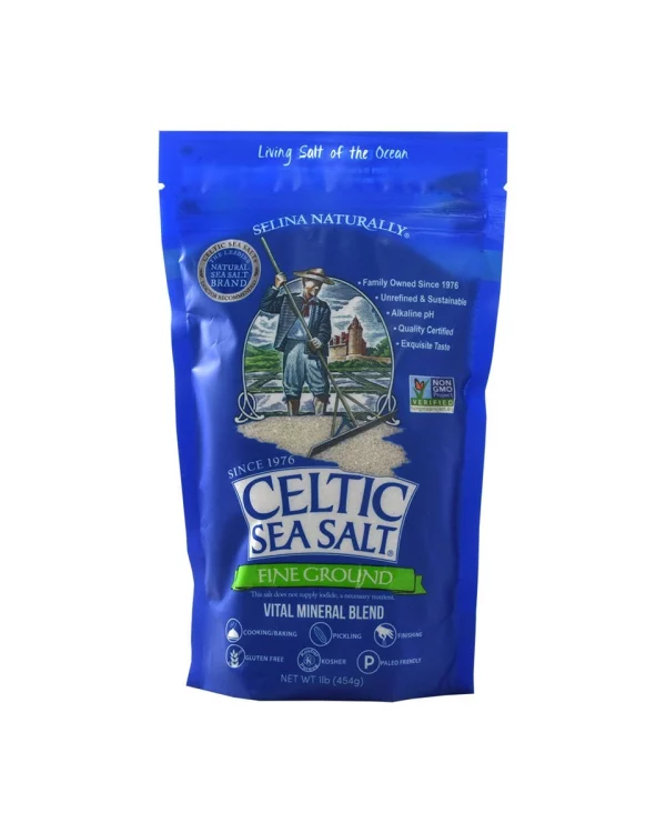 Fine Ground Celtic Sea Salt 1 lb