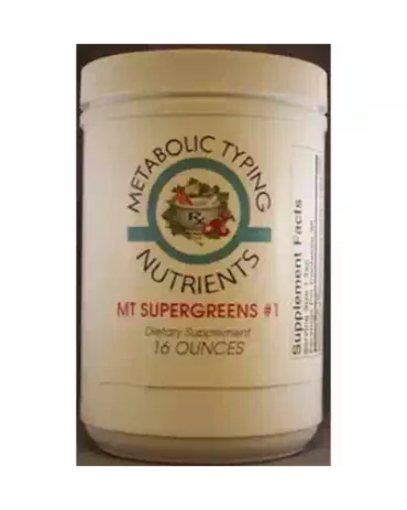 MT Supergreens 1 Powder – 16 oz. – Metabolic Typing Nutrients
