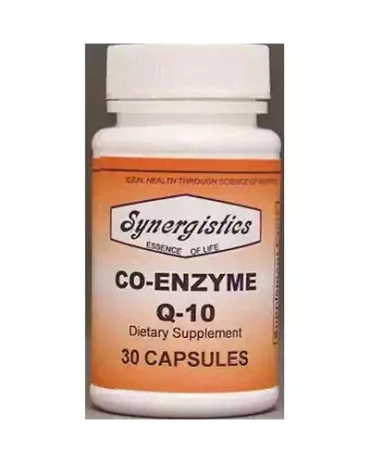 Co-Enzyme Q 10 Dietary Supplement (30 Capsules) by Synergistics