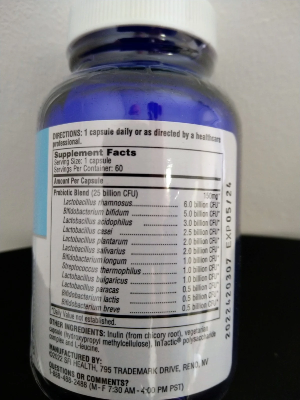 THER-BIOTIC previously Pro-Bio-12 Synergistics Ingredients