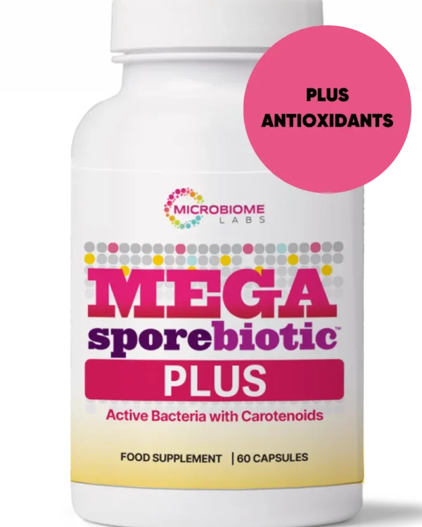 MegaSporeBiotic™ PLUS ANTIOXIDANTS by Microbiome Labs – 60 Capsules