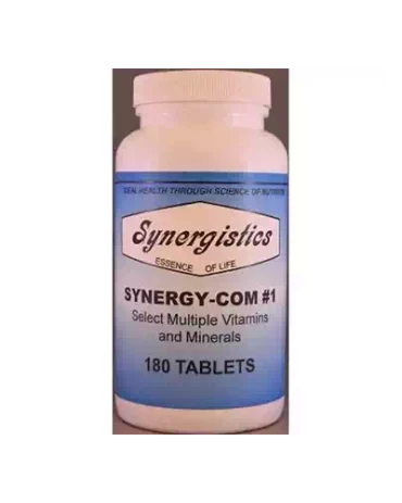 Synergy-Com #1 EU (180 Tablets) Select Multiple Vitamins and Minerals by Synergistics