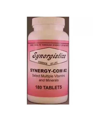 Synergy-Com #2 (180 Tablets) Select Multiple Vitamins and Minerals by Synergistics