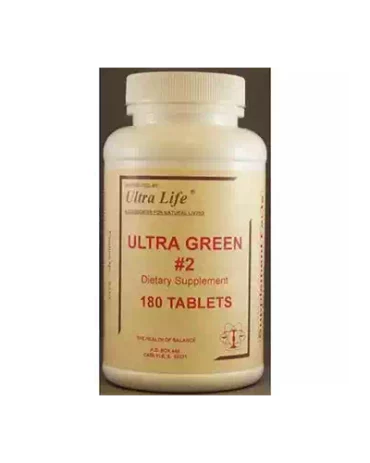 Ultra Green #2 Dietary Supplement (180 Tablets) by Synergistics