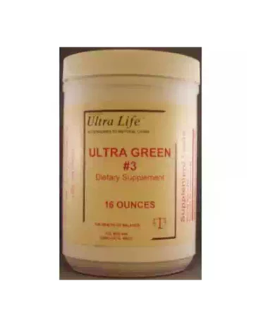 Ultra Green #3 (16oz. Powder) Dietary Supplement by Synergistics