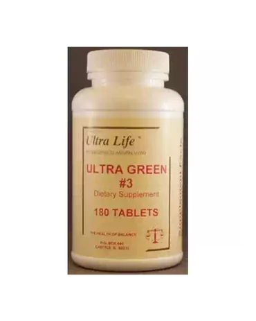 Ultra Green #3 Tablets (180) Dietary Supplement by Synergistics