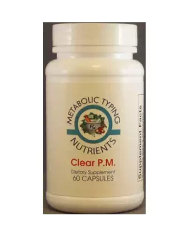 Clear P M Supplement (60) - Metabolic Typing Nutrients