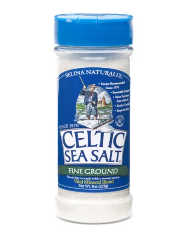 Fine Ground Celtic Sea Salt shaker 8 oz