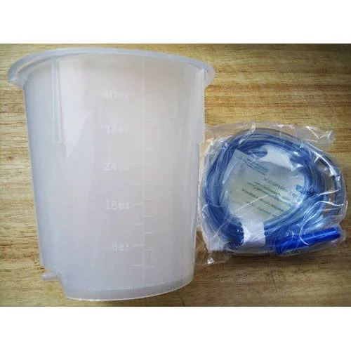 Plastic Enema Bucket with tube