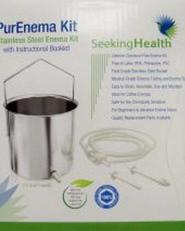 Stainless Steel Enema Bucket Set