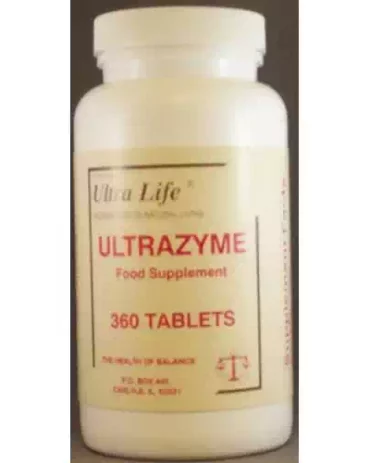 Ultrazyme 360 Tablets, Food Supplement by Synergistics