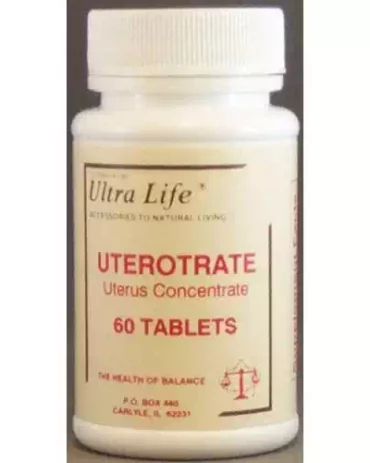 Uterotrate Uterus Concentrate (60 Tablets) by Synergistics