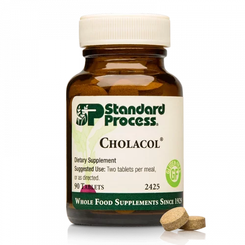 Standard Process Cholacol – 90 Tablets - Healthy Fat Digestion / Gallbladder Support.