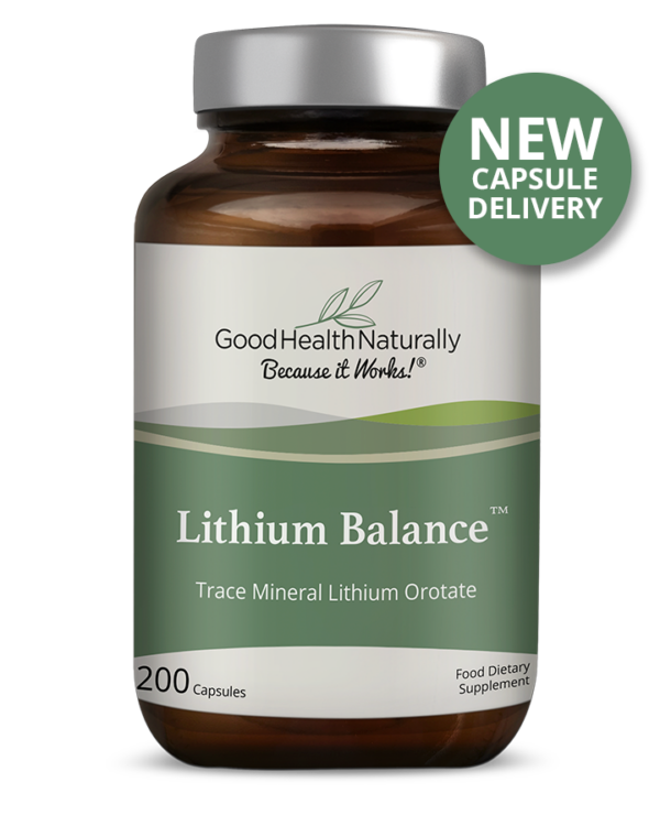 Lithium Balance (200 Capsules) – By Good Health Naturally
