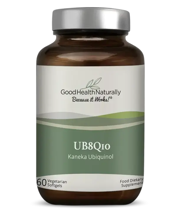 UB8Q10 Kaneka Ubiquinol supplement bottle