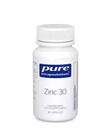 Zinc 30 by Pure Encapsulations inc - 60 capsules