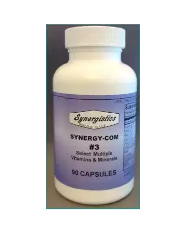Synergy-Com #3 EU 90 Capsules - Select Multiple Vitamins and Minerals - By Synergistics