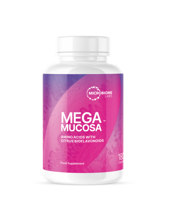MegaMucosa 180 Capsules - blend of five specifically selected amino acids and bioflavonoids