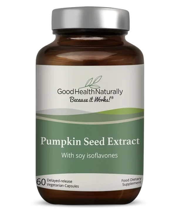 Pumpkin Seed Extract with Soy Isoflavones Bottle 60 Capsules
