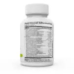 MassZymes enzyme supplement bottle showing nutritional information and enzyme content, including details on protease and enzyme blend.